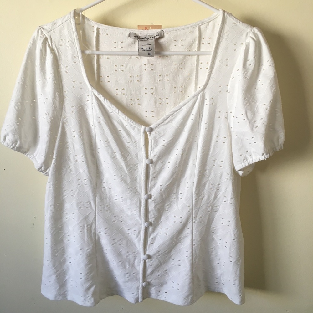 Eyelet Top
